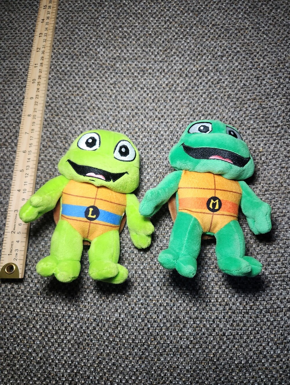 Teenage Mutant Ninja Turtles: Mutant Mayhem toddler plush toys Set Of 2